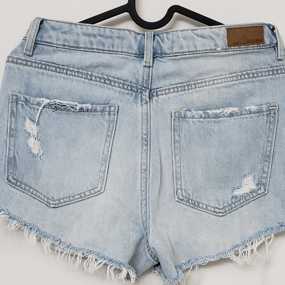 Garage Denim Distressed Shorts - Picture 2 of 2